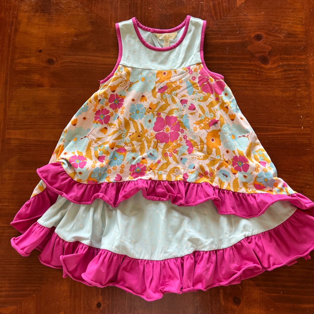 Adorable Matilda Jane Tiered Dress - Girls Size 6 - EUC